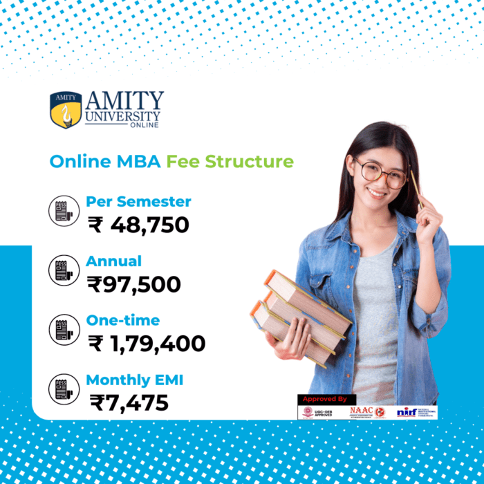 Amity Online MBA Fees, Placements, Reviews & Admission 2024